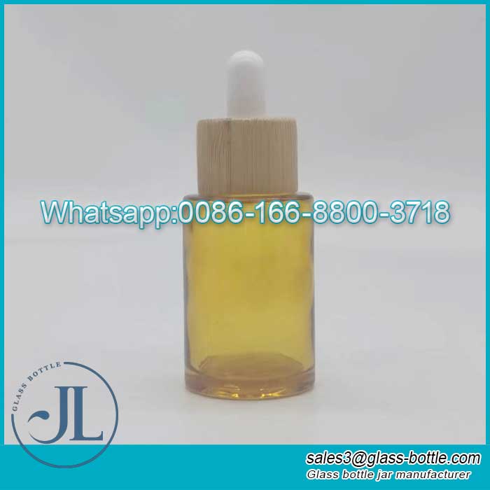 30Flacon compte-gouttes d'huile essentielle en verre épais givré de ml vide pour huiles de Massage aromathérapie/parfum/cosmétique/liquide