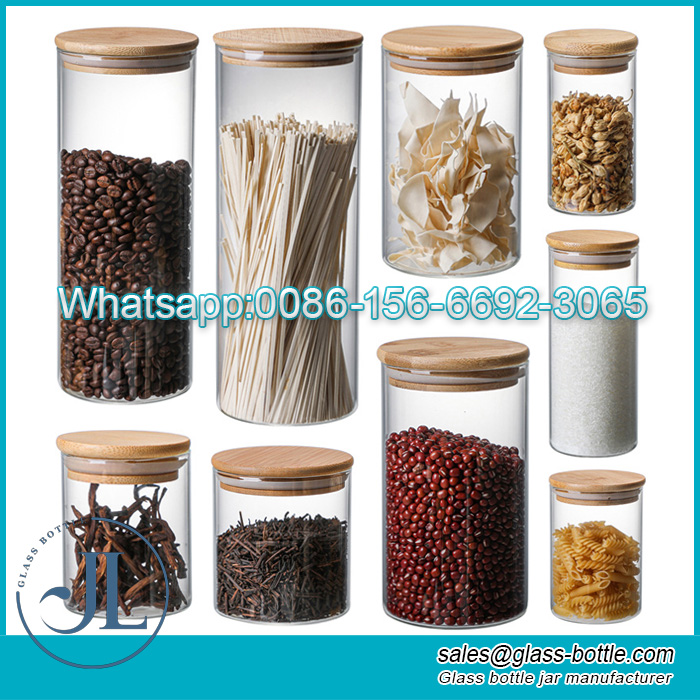 Glass Food Storage Jars Containers