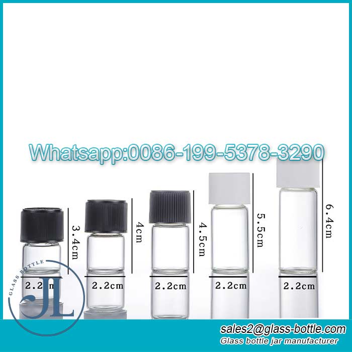 Customize glass capsule bottle Oral liquid bottle with resistant cap for packing